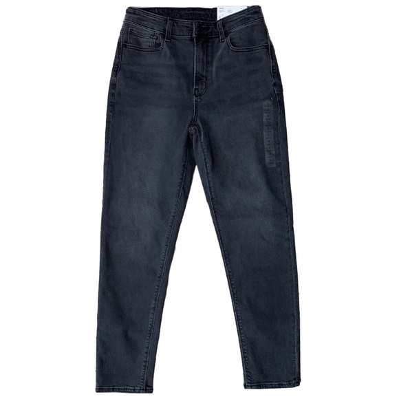 American Eagle Outfitters Denim - American Eagle Gray High Waist Stretch Mom Jeans